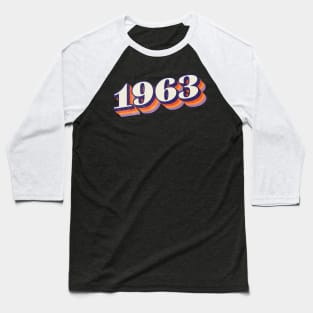 1963 Birthday Baseball T-Shirt